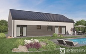 Prodej moderní přízemní, nízkoenergetický rodinný dům 4+kk s užitnou plochou 139 m2 , pozemek 802 m2, Vojkov., cena 8288380 CZK / objekt, nabízí 